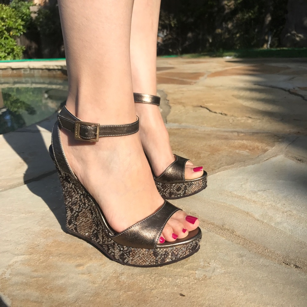 Jimmy Choo Sparkly Wedges